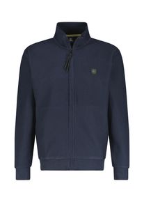 Lerros Herren Sweatjacke "Lerros Struktur-Sweatjacke", blau, Gr. 6XL, 100% Baumwolle, Sweatjacken