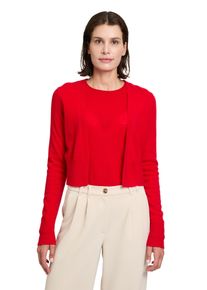 Betty Barclay Damen Strickjacke "Betty Barclay Kaschmir-Strickjacke mit Rippbündchen", rot, Basic, Gr. 44, Obermaterial: 100% Kaschmir.,