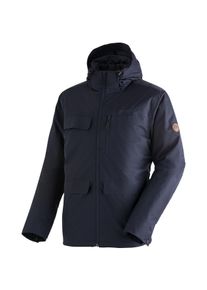 Maier Sports Herren Funktionsjacke "WOUT", blau, Gr. 50, 100% Polyester, Jacken, Herren Outdoor-Jacke, wind/wasserdicht, 2 RV-Taschen und Kapuze