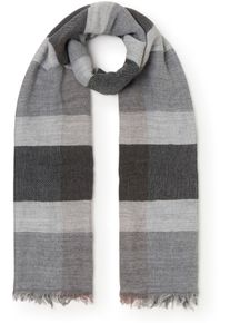 Cinque Damen Strickschal "MELBOURNE", grau, Obermaterial: 50% Polyacryl, 38% Modal, 8% Wolle, 4% Alpaka, Modetücher, aus weichem Material mit Steifen