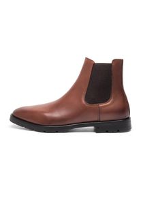 Henry Stevens Herren Chelseaboots "Wallace CB", Gr. 45, braun, Leder, klassisch, Schuhe