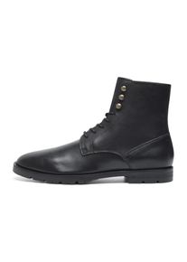 Henry Stevens Herren Schnürboots "Wallace PDB", Gr. 47, schwarz, Leder, klassisch, Schuhe