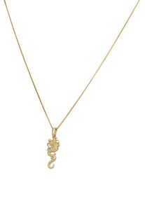 Firetti Damen Kette mit Anhänger "Schmuck Geschenk Gold 375 Halsschmuck Halskette Goldkette Venezianer", Gelbgold 375, L: 45cm, gold, Gelbgold 375,