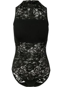 Urban Classics Damen Body "Urban Classics Damen Ladies Laces Body", schwarz, Gr. S, 91% Polyamid, 9% Elasthan, Bodies