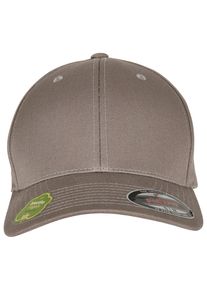 Flexfit Damen Flex Cap "Flexfit Unisex Flexfit Organic Cotton Cap", grau, casual, Gr. S, unifarben, 98% Baumwolle, 2% Elasthan, Caps