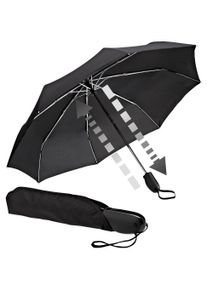 Euroschirm Taschenregenschirm "Automatik 32S7, schwarz", schwarz, Bezug: 100% Polyester, uni, Regenschirme