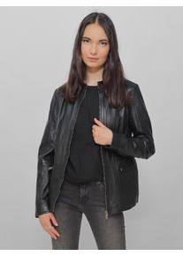 JCC Damen Lederjacke "31023628", schwarz, Gr. 42, Obermaterial 100% Lammleder / Futter: 100% Polyester, Jacken