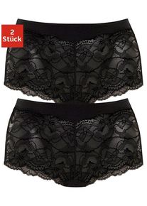 Vivance Damen Panty, Gr. 32, schwarz, Spitze, Obermaterial: 92% Polyamid, 8% Elasthan (LYCRA). Spitze: 90% Polyamid, 10% Elasthan, unifarben,