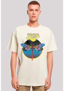 F4NT4STIC Herren T-Shirt "YES Dragonfly Tour V1", beige, casual, Gr. 5XL, Obermaterial: 100% Baumwolle, Shirts, Premium Qualität