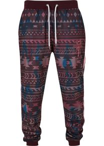 Just Rhyse Herren Stoffhose "Just Rhyse Herren Just Rhyse Pocosol Sweatpants", rot, Gr. XXL, 100% Polyester, Hosen