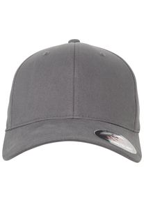 Flexfit Damen Flex Cap "Flexfit Accessoires Flexfit Brushed Twill", grau, casual, Gr. S, unifarben, 98% Baumwolle, 2% Elasthan, Caps