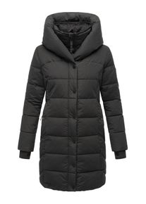 Navahoo Damen Steppmantel "Knutschilein", schwarz, modisch, Gr. XS, Obermaterial: 100% Polyester, Innenfutter: 100% Polyester, Wattierung: 100%