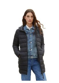 Damen Steppmantel, schwarz, casual, Gr. S, Tom Tailor Denim, Obermaterial: 100% Polyester. Futter: 100% Polyester, Mäntel, mit Reißverschlusstaschen