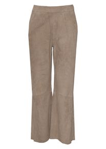 Maze Damen Lederhose "42021164", beige, Gr. XS, Oberstoff 100% Ziegenvelour/ Innenfutter: 100% Baumwolle, Hosen