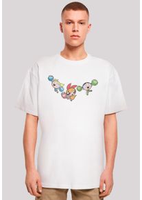 F4NT4STIC Herren T-Shirt "Powerpuff Girls Cheerleaders", weiß, casual, Gr. XL, Obermaterial: 100% Baumwolle, Shirts, Premium Qualität