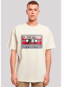 F4NT4STIC Herren T-Shirt "Stranger Things Cassette For Will", beige, casual, Gr. 5XL, Obermaterial: 100% Baumwolle, Shirts, Premium Qualität