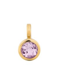 OROLINO Damen Ketten-Anhänger "585 Gold mit Amethyst 5mm", ONE-SIZE, Gold, 0,7 g, gelb, Gold, Schmuckanhänger