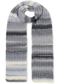 Cinque Damen Strickschal "AURORA", silber, Obermaterial: 53% Wolle, 47% Polyacryl, Modetücher, aus kuschelweicher Wollmischung gestrickt, made in
