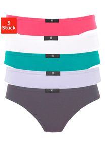 H.I.S. H.I.S Damen String, Gr. 34, bunt, Obermaterial: 95% Baumwolle, 5% Elasthan, unifarben, Unterhosen, aus elastischer Baumwoll-Qualität