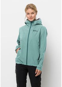 Jack Wolfskin Damen Outdoorjacke "ELSBERG 2.5L JKT W", grün, Gr. XS, OBERSTOFF 100% POLYESTER FUTTER 100% POLYESTER, Jacken