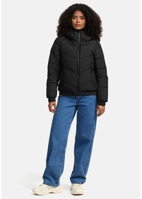 Marikoo Damen Winterjacke "Nayanaa", schwarz, Gr. XS, Obermaterial: 100% Polyester, Innenmaterial: 100% Polyester, Jacken, mit abnehmbarer Kapuze