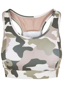 Urban Classics Damen Sport-BH "Urban Classics Damen Ladies Tech Mesh Bra", Gr. XS, bunt, 77% Polyester, 23% Elasthan, BHs