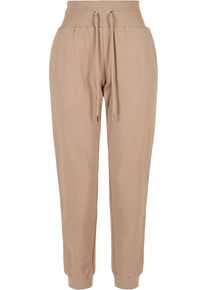 Urban Classics Damen Jogginghose "Urban Classics Damen Ladies Organic High Waist Sweat Pants", grau, Gr. S, unifarben, 100% Organic Cotton Terry,