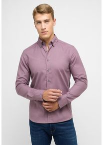 Eterna Herren Langarmhemd "SLIM FIT", rot, Gr. 44, Flanell, 52% cotton, 10% Schurwolle, 38% Lyocell, Hemden