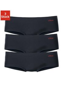 s.Oliver Damen Hipster, Gr. 32, schwarz, Jersey, Obermaterial: 90% Baumwolle, 10% Elasthan (LYCRA), unifarben, Unterhosen, aus elastischer