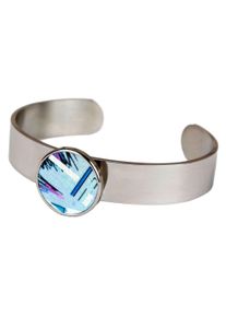 DeMarie Damen Armband "Edelstahl mit Silber-/Goldeinlage", 18cm, Edelstahl, bunt, Edelstahl, Armbänder