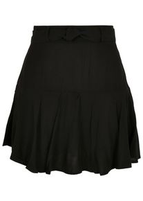 Urban Classics Damen Jerseyrock "Urban Classics Damen Ladies Viscose Mini Skort", schwarz, Gr. XS, 100% Viskose, Röcke