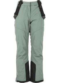 WHISTLER Kinder Skihose "Drizzle", grau, sportlich, Gr. 140, mehrfarbig, 100% Polyester, Hosen, mit Hosenträgern und wasserfester Eigenschaft