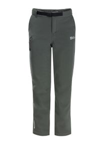 Jack Wolfskin Kinder Softshellhose "ACTAMIC PANTS K", grün, Gr. 116, OBERSTOFF OBERSTOFF 94% POLYESTER, 6% ELASTHAN, EXCEPT NON FIBROUS MATERIAL (CN)