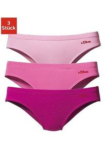 s.Oliver Damen Bikinislip, Gr. 40, rosa, Jersey, Obermaterial: 90% Baumwolle, 10% Elasthan (LYCRA), unifarben, Unterhosen, aus elastischer