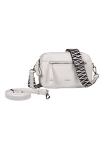 Gabor Damen Handtasche "Silena", weiß, Polyurethan, clean, gepflegt, geprägtes Muster, unifarben, Taschen, hochwertig gewebte Gurtband und ein