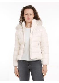 Tommy Hilfiger Damen Steppjacke, weiß, modisch, Gr. XL, Obermaterial: 100% Polyamid. Futter: 100% Polyamid. Wattierung: 90% Daunen, 10% Federn,