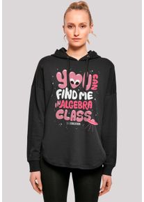 F4NT4STIC Damen Kapuzenpullover "Sex Education You can Find Me In Algebra Class", schwarz, casual, Gr. XS, Obermaterial: 100% Baumwolle, Pullover,