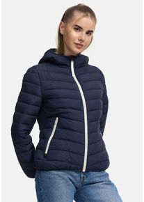 Marikoo Damen Winterjacke "Pack mich ein", blau, Gr. M, Obermaterial: 100% Polyester; Innenmaterial: 100% Polyester; Futter&Wattierung: 100%