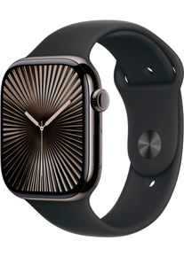Apple Smartwatch "Watch 10 Titan", 46mm, Cellular, S/M, Sport Band, grau, Smartwatches