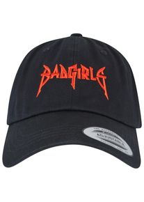 MISS TEE Damen Snapback Cap "Miss Tee Badgirls Dad Cap", schwarz, casual, bedruckt, 100% Baumwolle, Caps