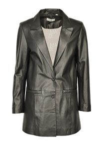 Maze Damen Lederblazer "42021201", schwarz, Gr. M, Obermaterial: 100% Lammleder / Innenfutter: 100% Baumwolle / Ärmelfutter: 100% Polyester, Blazer