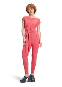 Cartoon Damen Overall "Cartoon Jumpsuit mit Bindegürtel", rot, modisch, Gr. 44, Obermaterial: 95% Polyester, 05% Elasthan., Overalls, Design