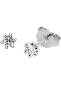 Firetti Damen Paar Ohrstecker "Schmuck Geschenk Silber 925 Ohrschmuck Ohrringe Solitär", Silber 925 (Sterlingsilber), silber, Silber 925