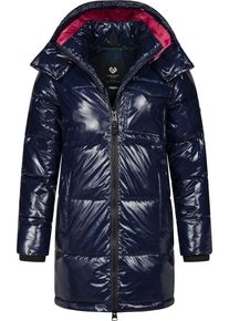 Ragwear Damen Wintermantel "Roobie Long", blau, Gr. L, Obermaterial: 100% Nylon, Innenfutter: 100% Polyester, Wattierung: 100% Polyester, Mäntel,