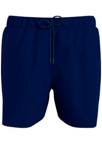Herren Badeshorts "MEDIUM DRAWSTRING", schwarz, casual, Gr. M, Tommy Hilfiger Swimwear, unifarben, Web, Polyamid, Badehosen, mit Tommy Hilfiger