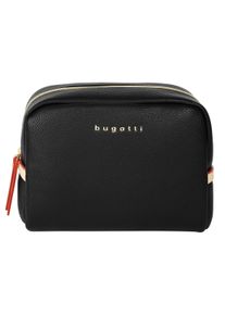 Bugatti Damen Kosmetiktasche "ELLA", schwarz, unifarben, leicht glänzend, Kunstfaser, Taschen