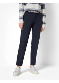 Brax Damen Caprihose "Style MARON S", blau, Gr. 40, 88% Polyamid, 12% Elasthan, Hosen