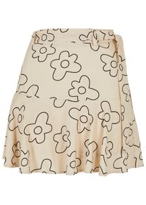 Urban Classics Damen Jerseyrock "Urban Classics Damen Ladies Viscose Mini Skort", beige, Gr. S, 100% Viskose, Röcke