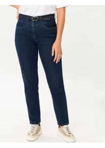 Damen 5-Pocket-Jeans "Style CAREN NEW", blau, Gr. 42, RAPHAELA BY Brax, 82% Baumwolle, 12% Lyocell, 5% Elastomultiester, 1% Elasthan, Jeans