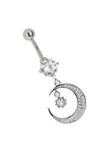 Adelia´s ADELIA ́S Damen Bauchnabelpiercing "Piercing Bauchnabelpiercing", silber, Chirurgiestahl, Piercings, aus 316l Stahl